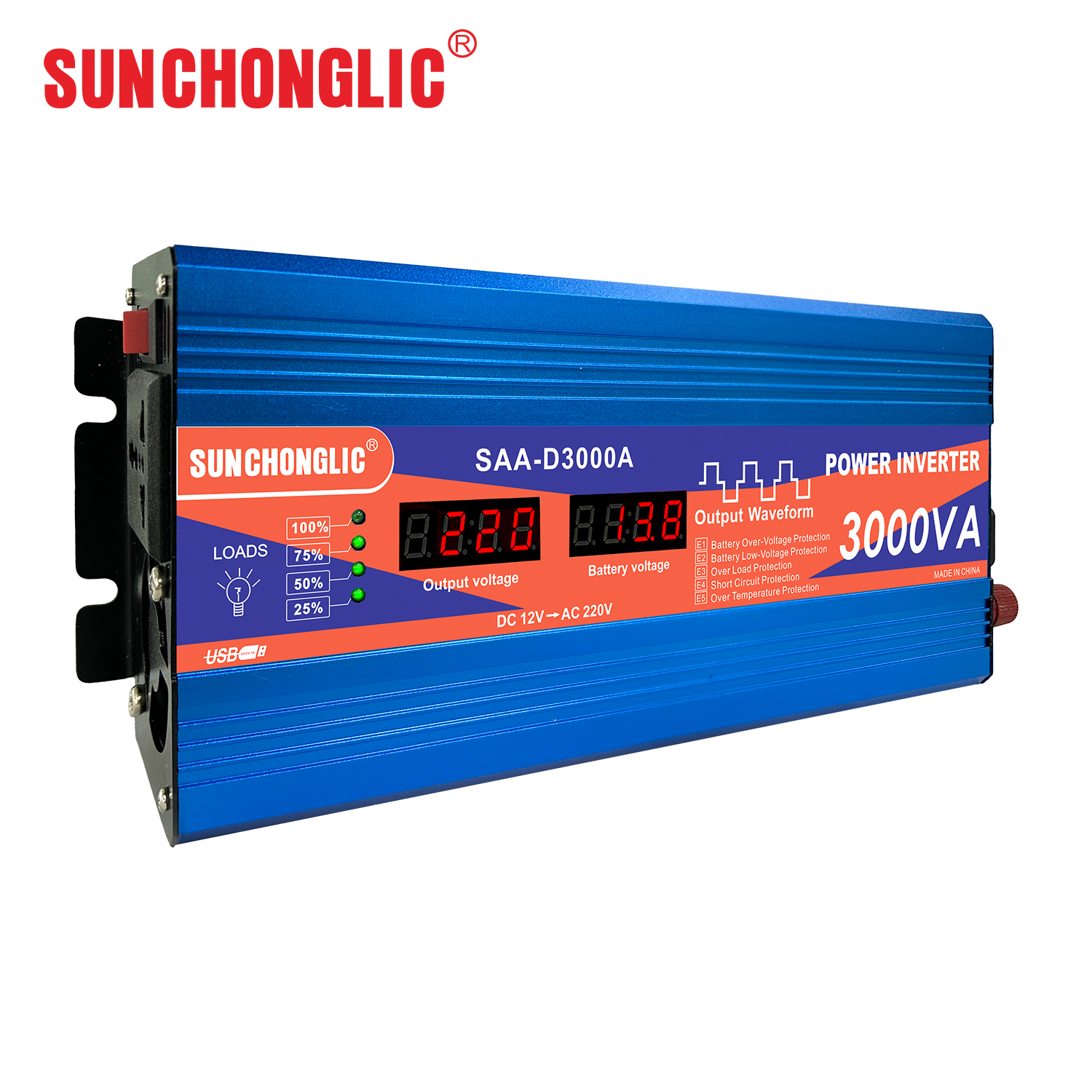 Modified Sine Wave Inverter - SAA-D2000A-5000A